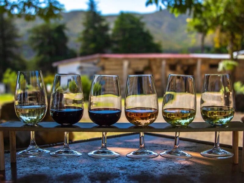 wine glasses